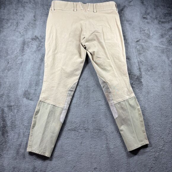 Ariat Heritage Women Riding Pants Breeches Equestrian Stretch Khaki Sz 26R I180 - Picture 5 of 11